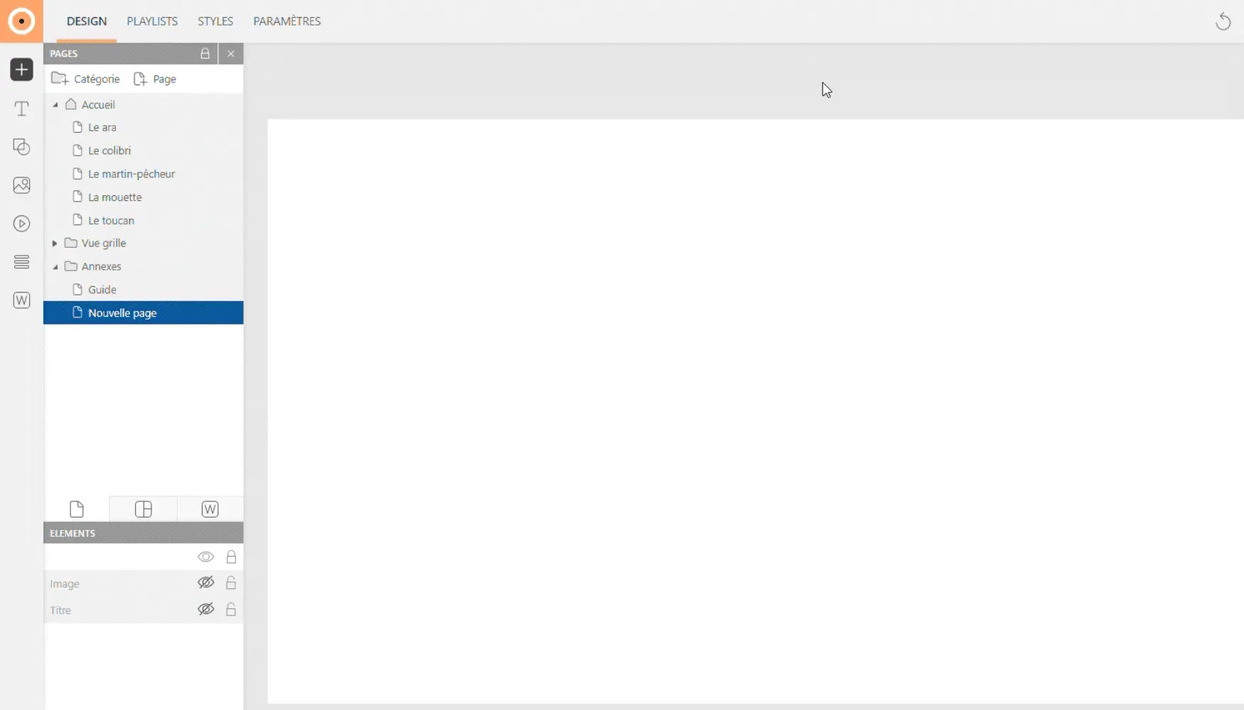 Insérer un media en cliquant