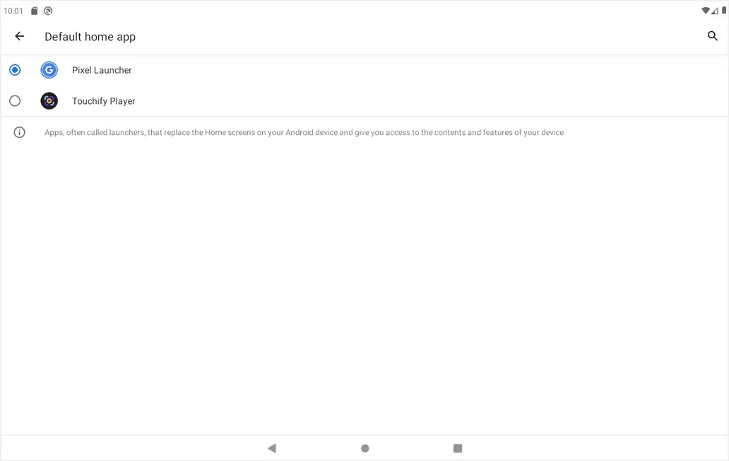 Confirmation de l'activation du mode kiosque sur Android
