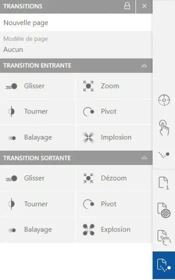 Transitions de pages