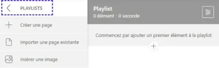 Créer une playlist